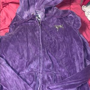 Victoria’s Secret pink velour hoodie